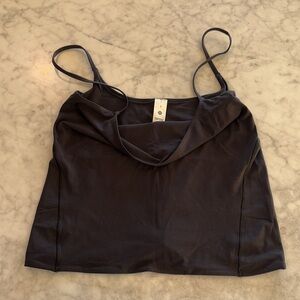 black cami spaghetti tank top